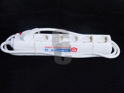 Разклонител 6гн. вградена защита                                                                                                                                                                                                                                                                            